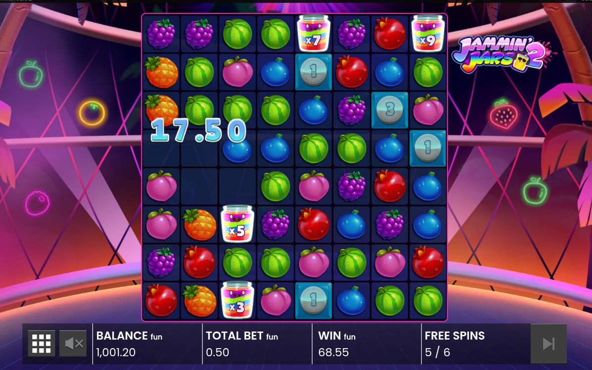 Free Games Feature med gratisspel och Wild Jar på spelplanen